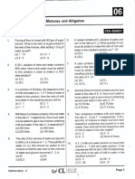 Math - Mixtures and Alligation