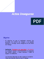 Actos Inseguros.