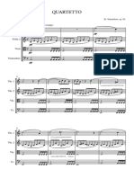 QUARTETTO - Partitura Completa