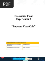 Evaluación Final Experiencia 2.