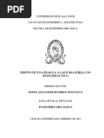 Final TDG - Diseño de Una Fragua A Gas para Forja Con Fines Didáctico