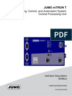 Interface Description Modbus