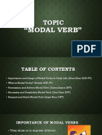 Modal Verb Presentation