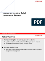 47 Invoking Siebel Assignment Manager