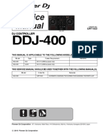 DDJ-400 DJ Controller Service Manual (QRT1023)