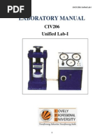 Laboratory Manual: CIV206 Unified Lab-I