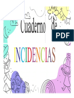 Cuaderno de Incidencias 2023