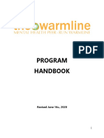 Warm Line Program Handbook