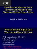 Joe Carcillo - Hemodynamic Managemnet in Peidtric Sepsis