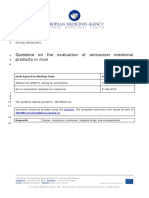 Draft Guideline Evaluation Anticancer Medicinal Products Man Revision 4 - en