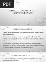 Aspecto Gramatical y Aspecto Léxico