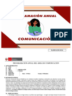 Programación Anual - Comunicación - 2° Grado