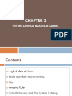 Topic 3 Relational Data Model Ict200