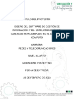 PROYECTO - REDES Y TELECOMUNICACIONES - Vespertino