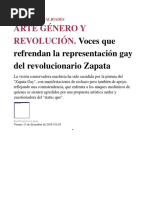 Voces - Que - Refrendan - La - Representación - Gay - Del - Revolucionario - Zapata