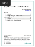 Moxa Uport Driver Port Guide For Arm Based Platforms Tech Note v1.2