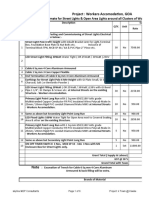 Revised Estimate Street Lights For Workers Accomodation at Goa - 15 MAY 2023