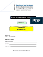 Grade 6 Mathematics November 2017