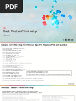 Basic CustomIC Tool Setup