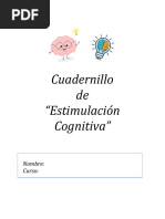 Cuadernillo Estimulación Cognitiva 2022