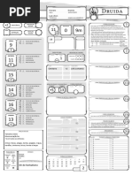 DND 5e - Ficha - Humano - Druída - Eremita - N1