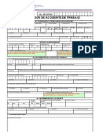 Formato de Nueva Declaracion de Accidente Trabajo (En Blanco)