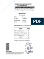 Sertifikat Toefl