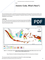 New Indonesian Seismic Code, What's New - SNI-1726-2019