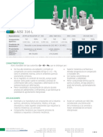 Hoja Técnica: Aisi 316 L