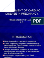 Management of Cardiac Disease in Pregnancy