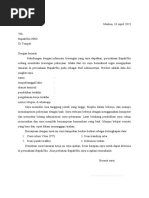 Surat Lamaran Kerja