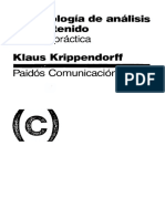 Krippendorff, Klaus (1990 (1980) ) - Metodología de Análisis de Contenido - Ed. Paidós