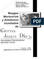 Cooke Et Al 1998 Rasgos Mortuorios y Artefactos Inusitados de Cerro Juan Diaz