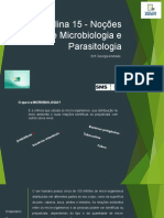 Disciplina 15 - Noções de Microbiologia e Parasitologia