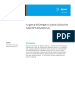 Application Argon and Oxygen Analysis Using The Agilent 990 MIcro GC 5994 2139en Agilent