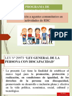 Agente Comunitario - Discapacidad