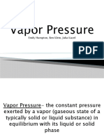 Vaporpressure