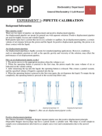 EXP.1 - Pipette Calibration