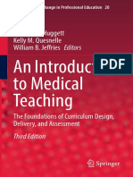 An Introduction To Medical Teaching: Kathryn N. Huggett Kelly M. Quesnelle William B. Jeffries Editors