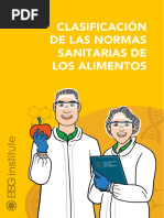 Clasificacion de Las Normas Sanitarias de Los Alimentos PDF