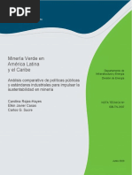 Mineria Verde en América Latina y El Caribe