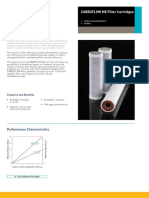 (DS - LF - 011 - 0111 Rev. 4A - 01-11) CARBOFLOW MX Filter Cartridges