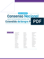 Consenso Nacional para La Estandarización Del Reporte de Extendido de Sangre Periférica