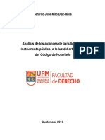 Análi Instru Isis de Mento Del Los Alc Público L Códig Ances D O, A La L Odeno Delanu Luz Del Otariad Ulidad D Artículo Do Del O32