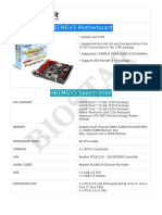 Biostar H61MGV3 Spec