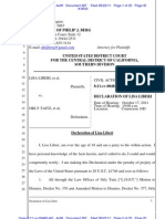 LIBERI V TAITZ (C.D. CA) - 387.0 - DECLARATION of Lisa Liberi in Opposition MOTION To Dismiss Case - Gov - Uscourts.cacd.497989.387.0