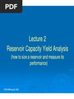 Lecture2 Capacity-Yield Analysis