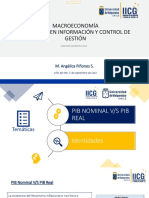 4 La Medición de La Producción - PIB Real y Nominal e Identidades - IICG 2022