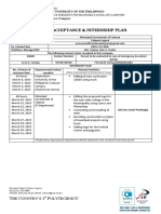 PUPCL OJT Internship Acceptance Plan 2