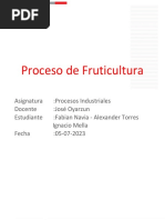 Proceso de Fruticultura